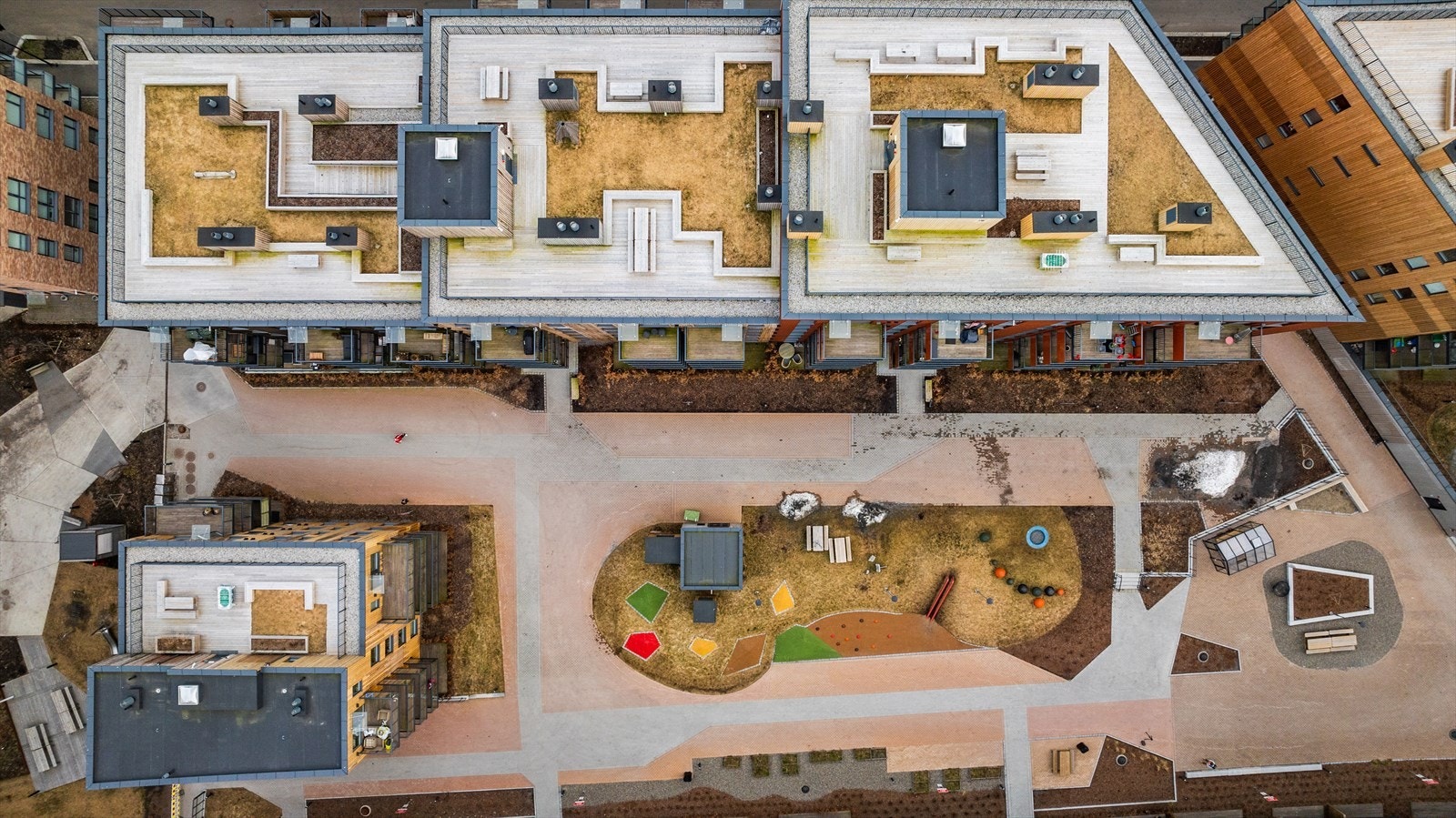 Felles takterrasse for beboere Galleribilde