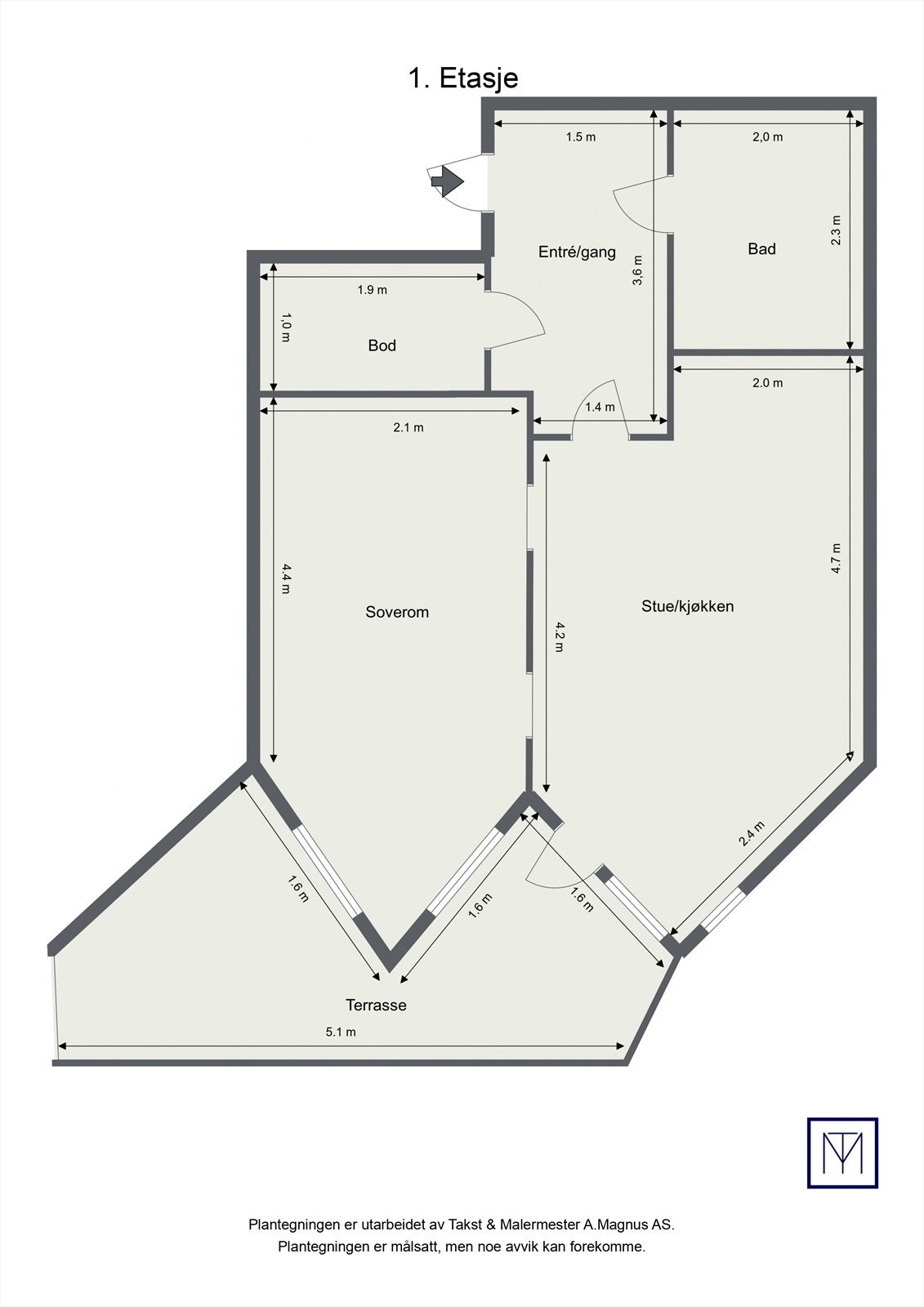 Plantegning Galleribilde