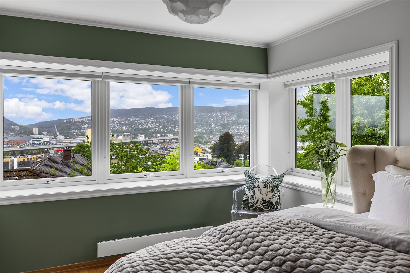 Her kan du nyte utsikten fra senga Galleribilde