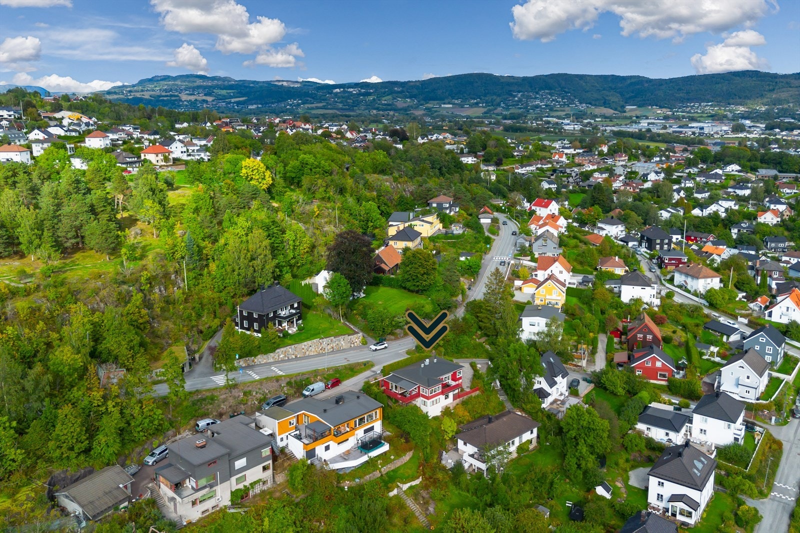 Beliggenhet i rolig villaområde Galleribilde