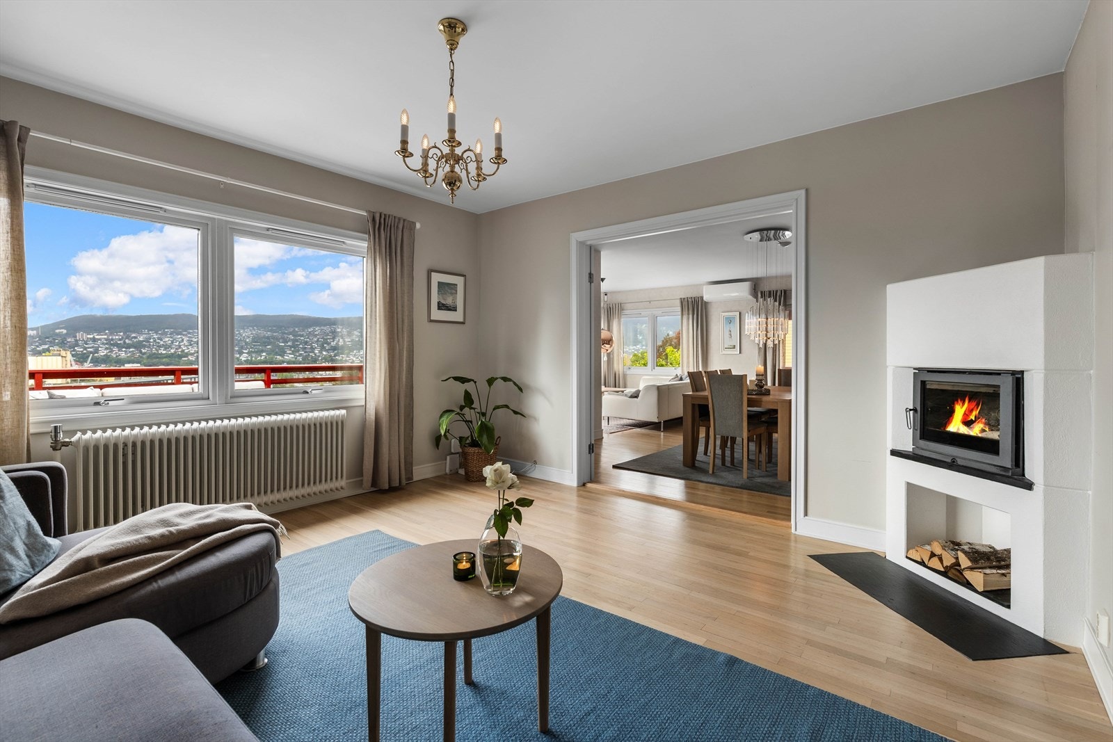 Det er også moderne peisinnsats Galleribilde