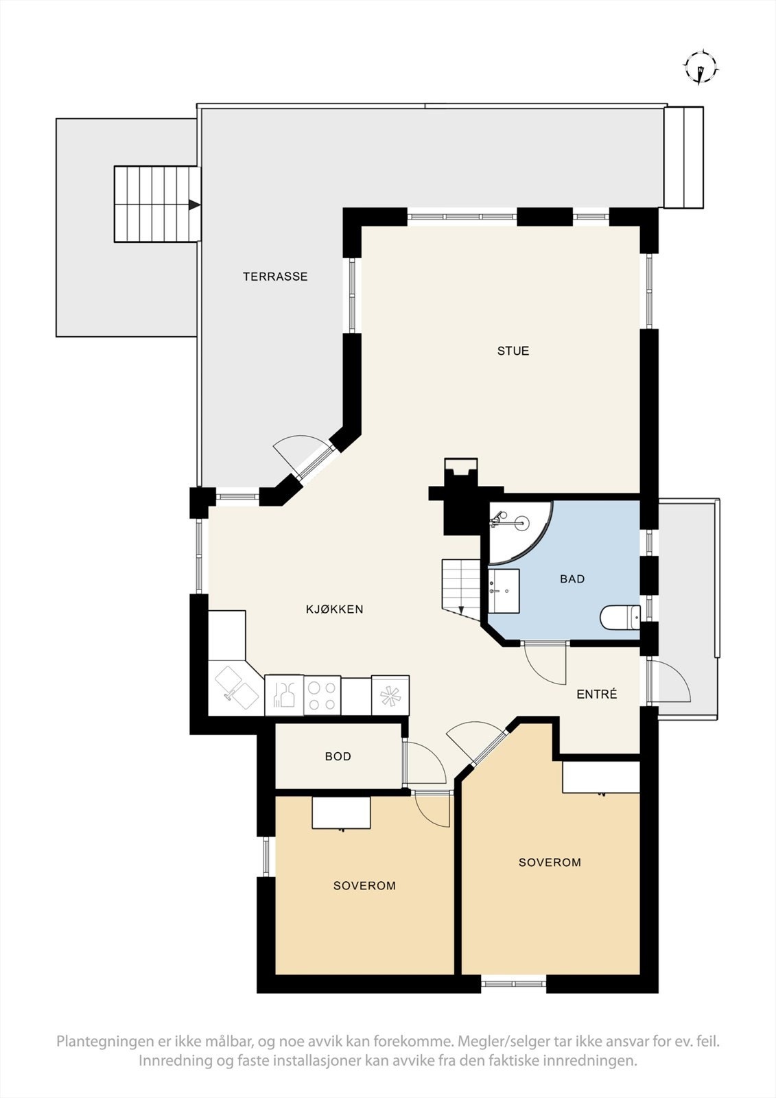 Plantegning Galleribilde