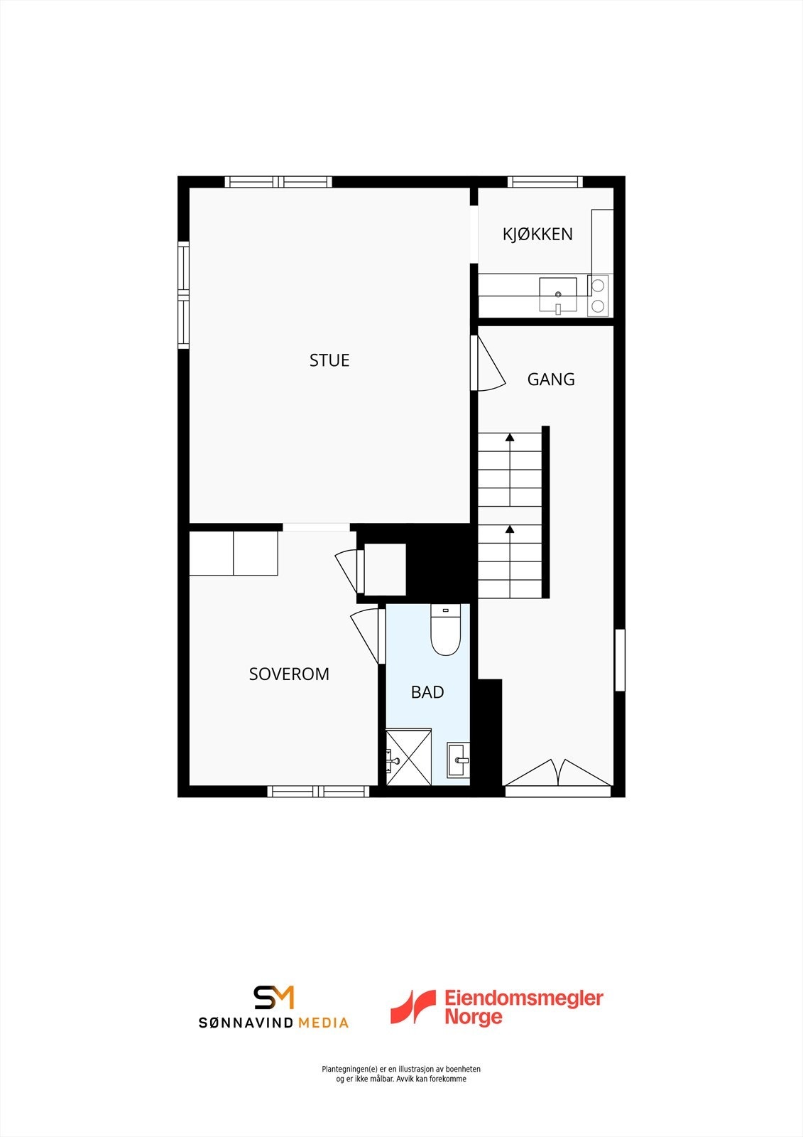Plantegning 2. etasje Galleribilde