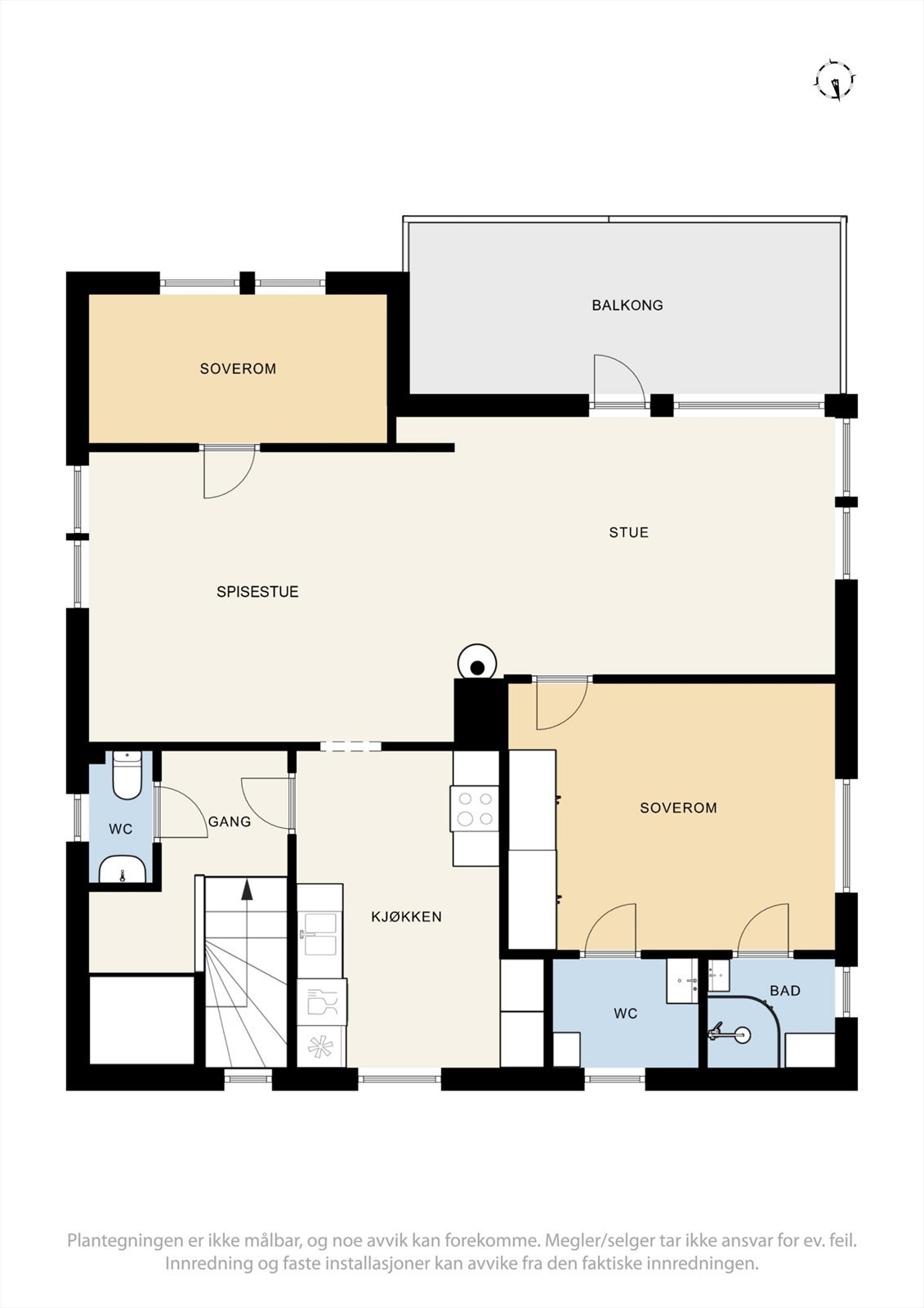 Plantegning leilighet Galleribilde