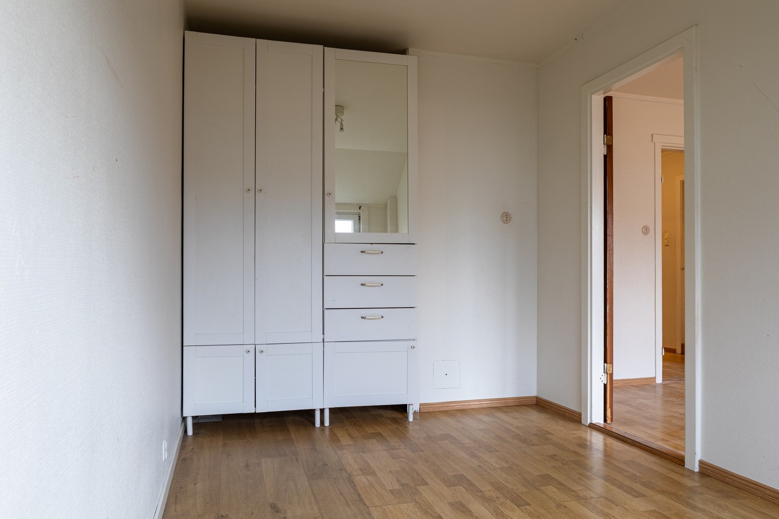 God plass til garderobeskap. Galleribilde