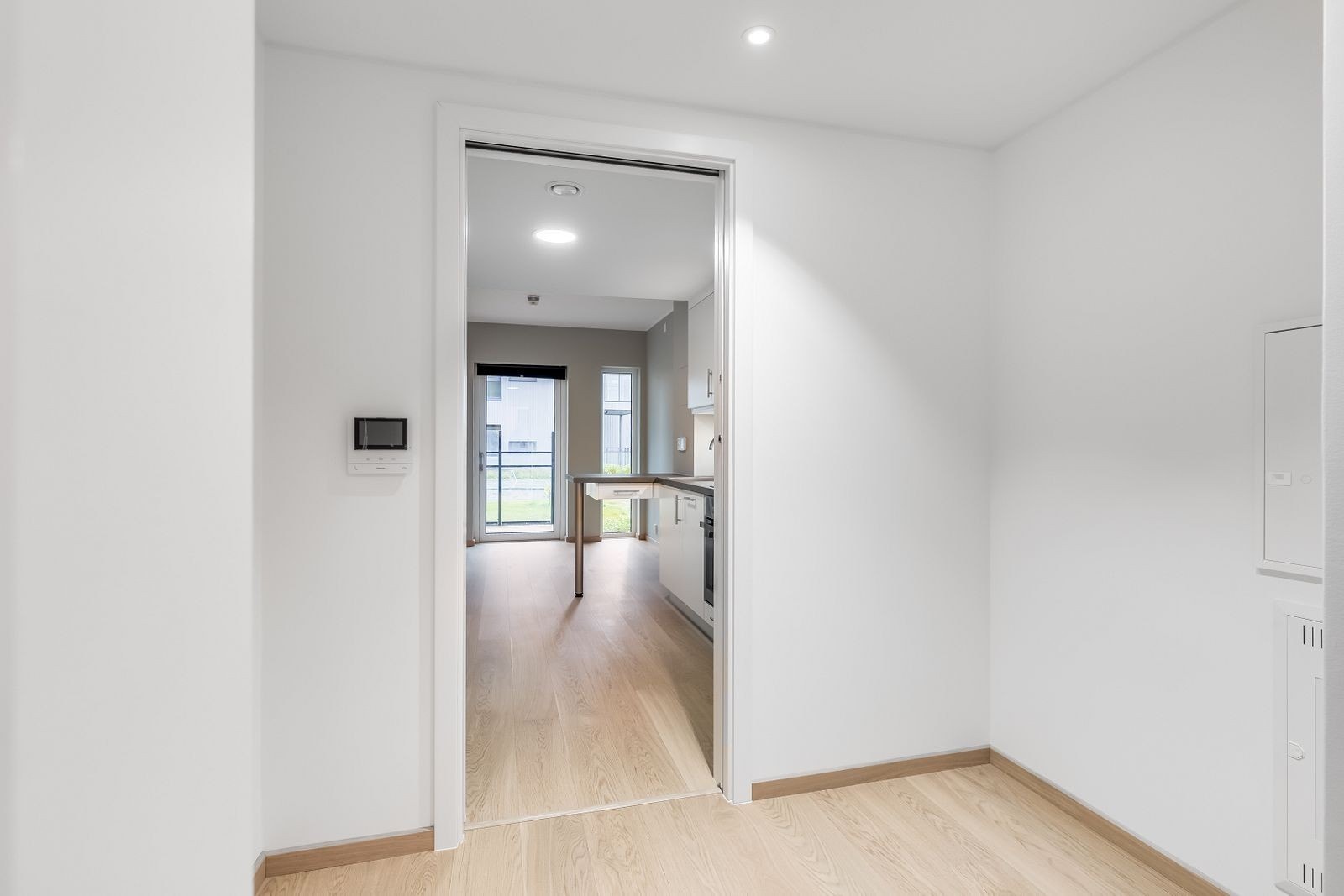 Entreen gir et tidsmessig og meget godt førsteinntrykk av leiligheten. Galleribilde