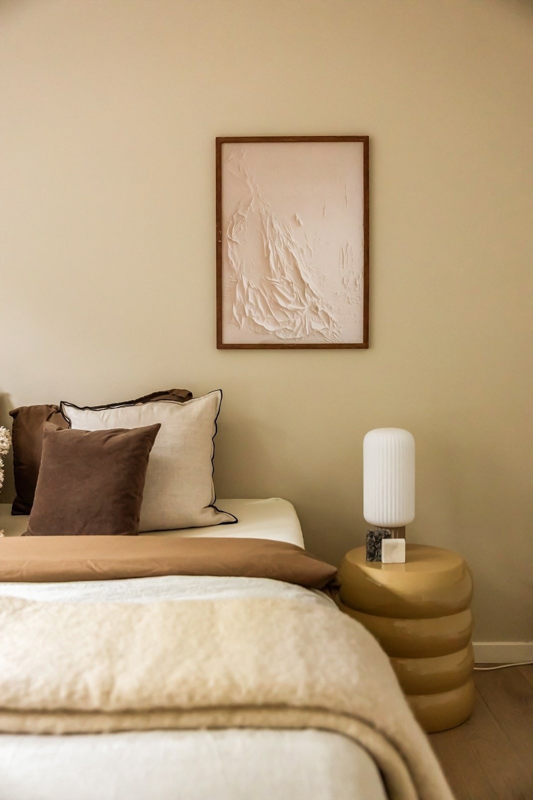 - Malt i en lun farge på vegger som innbyr til en god natts søvn - Galleribilde