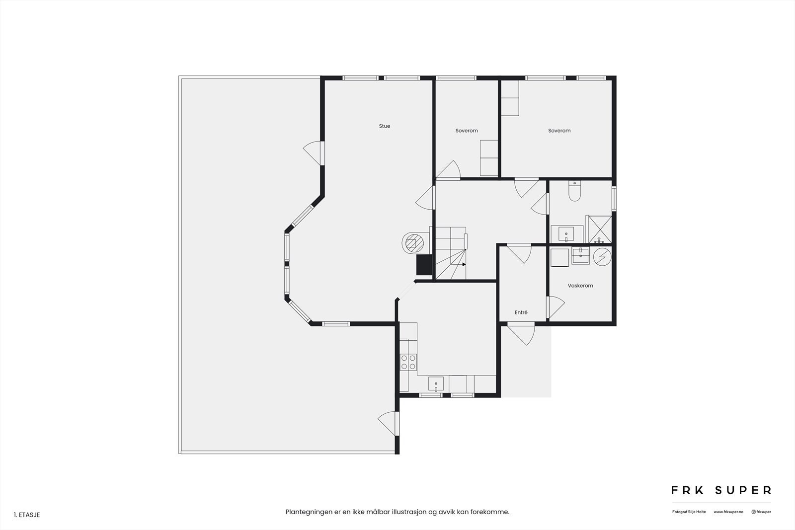 - Planløsning 1. etasje - Galleribilde