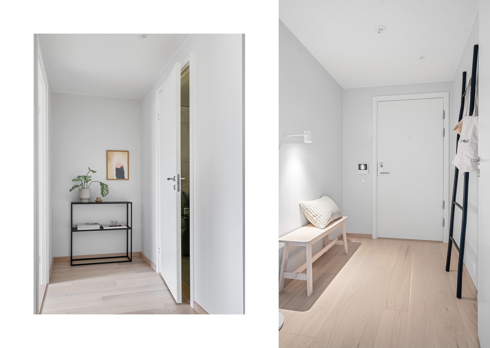 Flott entré og mellomgang med plass til ytterbekledningen. Galleribilde