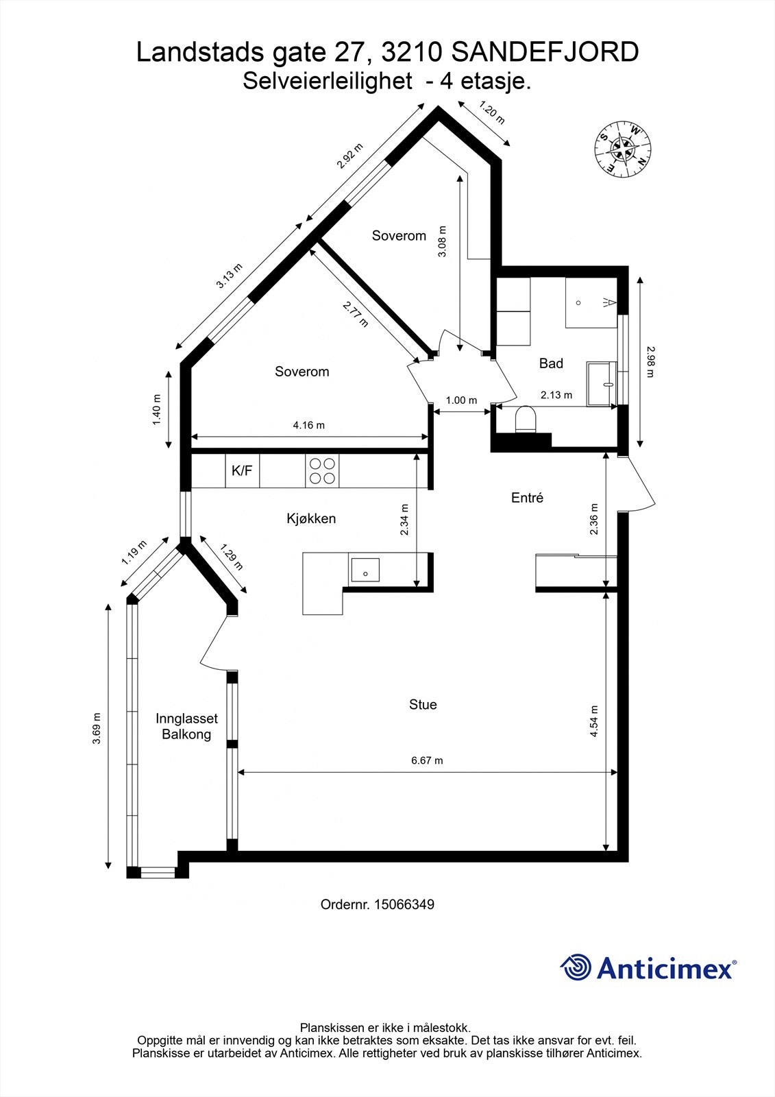 Plantegning Galleribilde
