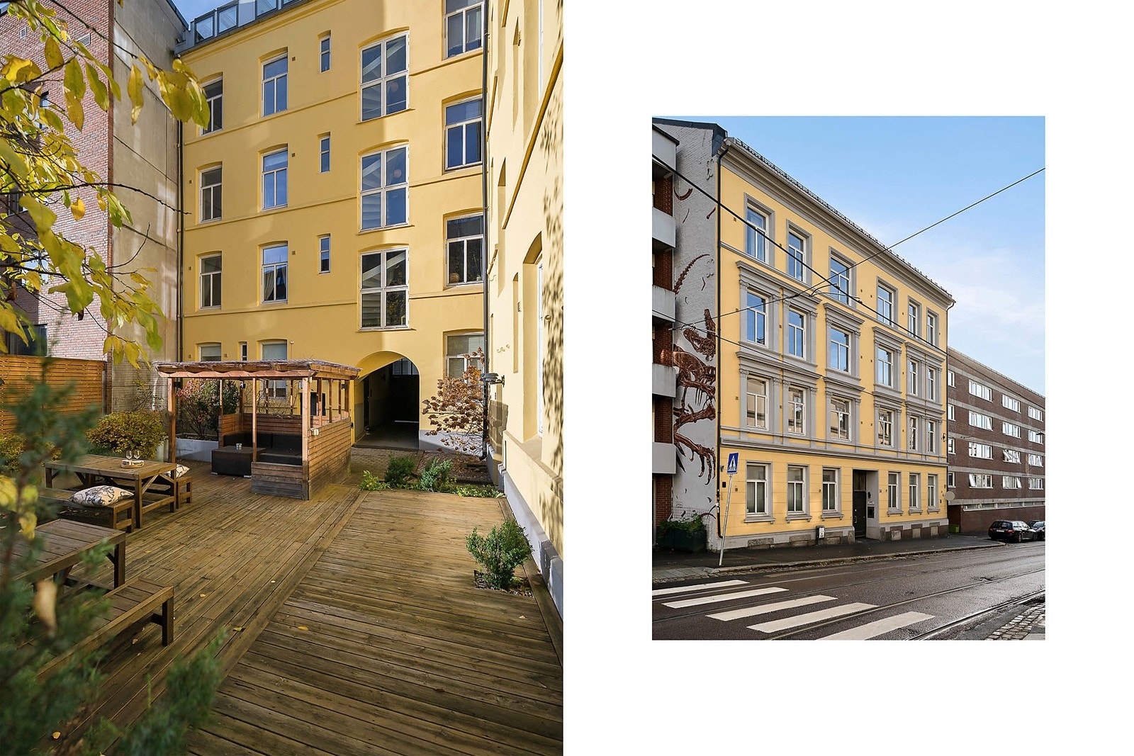 Skjermet beliggenhet på Sofienberg i bydel Grünerløkka med nærhet til "alt" Galleribilde