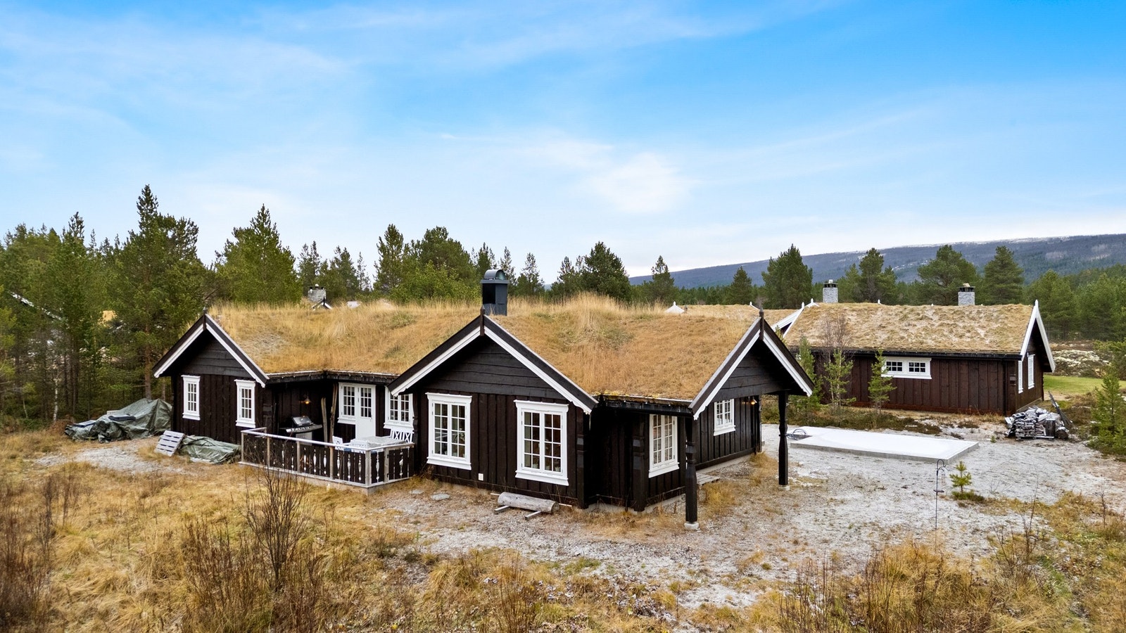 Fra hytta er det kort avstand til blant annet Røros sentrum. Galleribilde