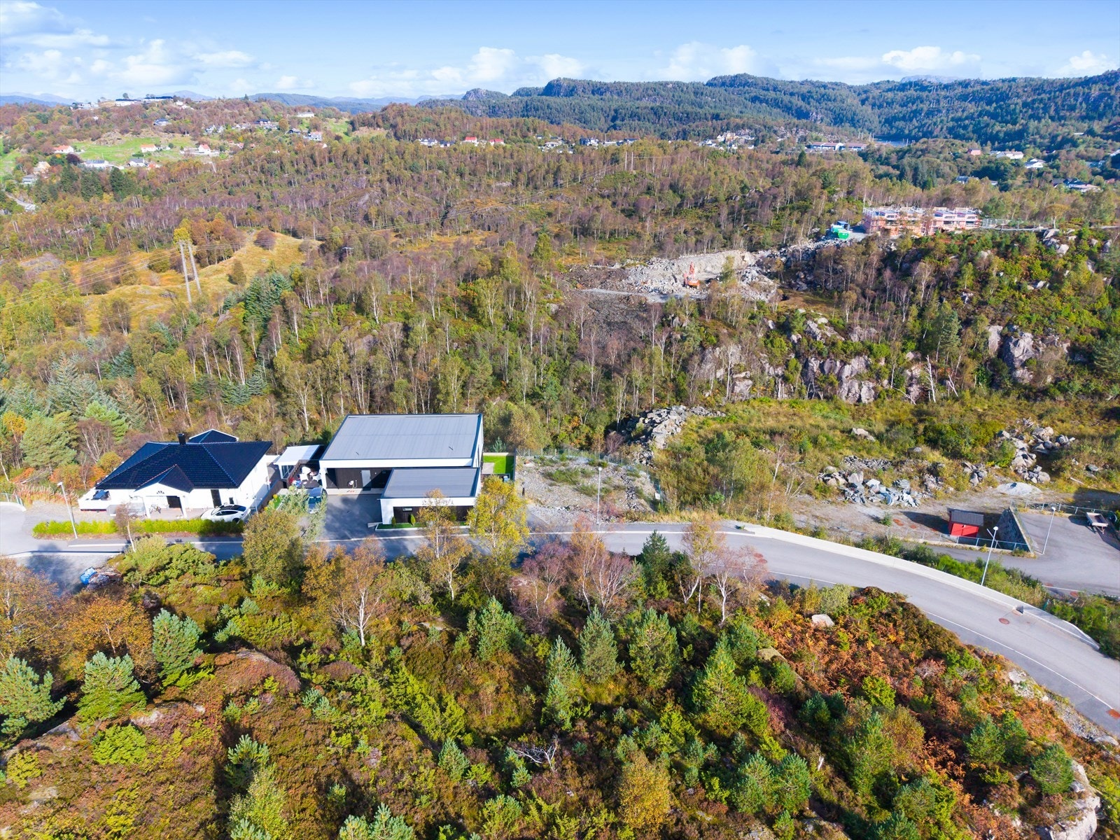 Feltet er fortsatt under etablering og her kan man være med å sette sitt preg på bomiljøet fra dag en. Galleribilde
