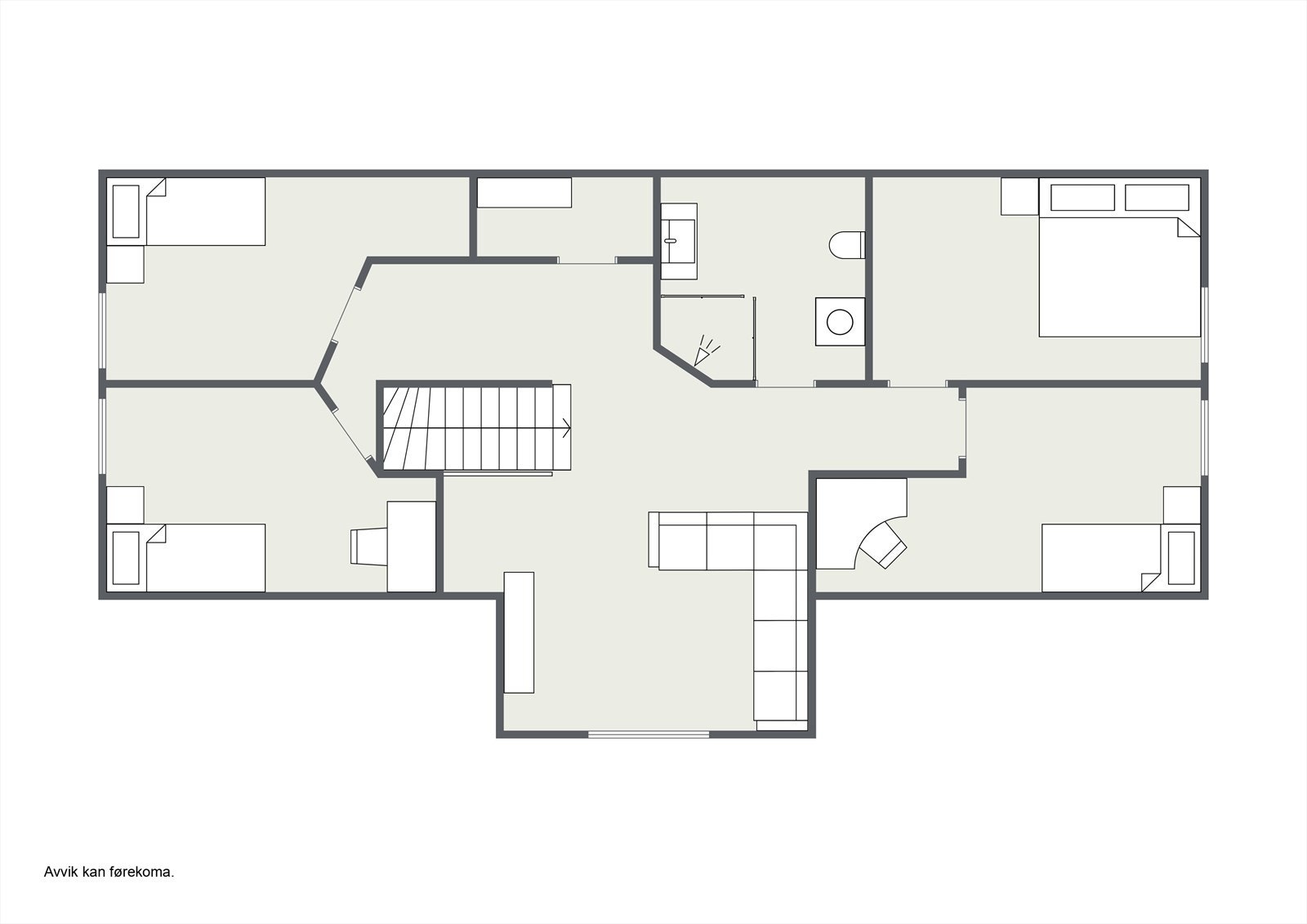 Planskisse Loft Galleribilde