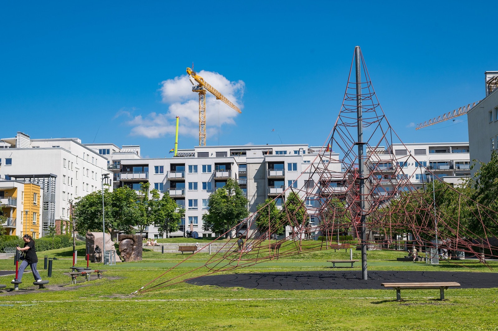 Løren Park ligger rett ved boligen. Galleribilde