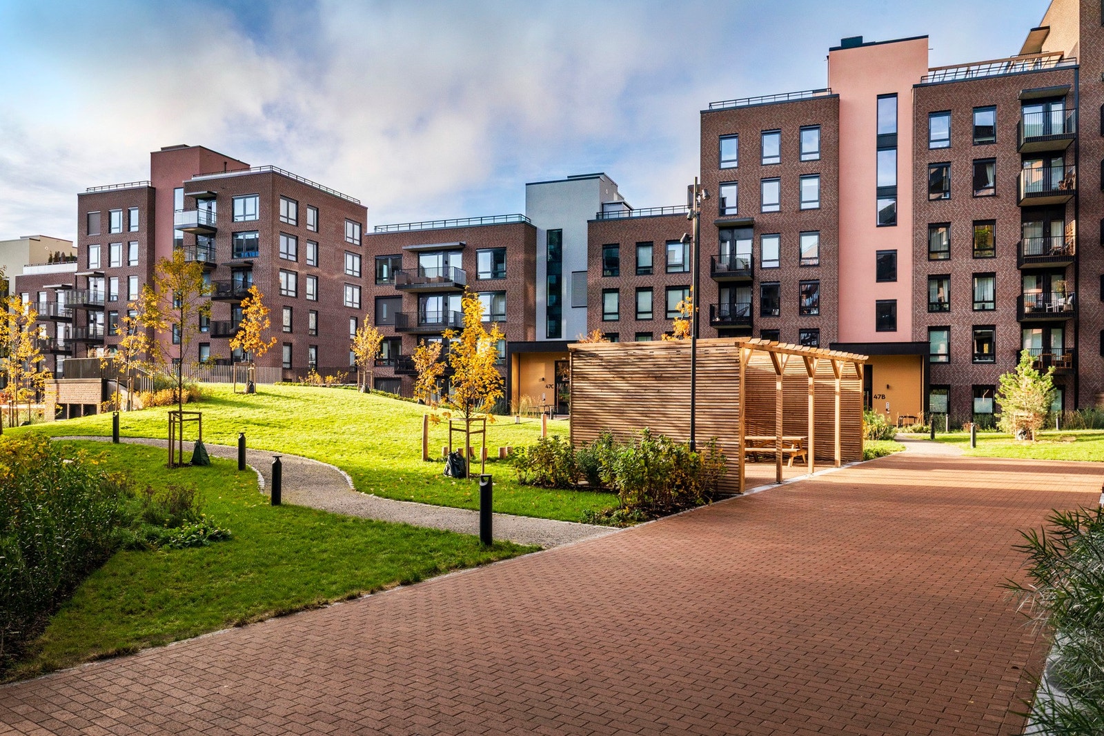 Også på bakkeplan kan sameiet by på flotte fellesareal. Galleribilde