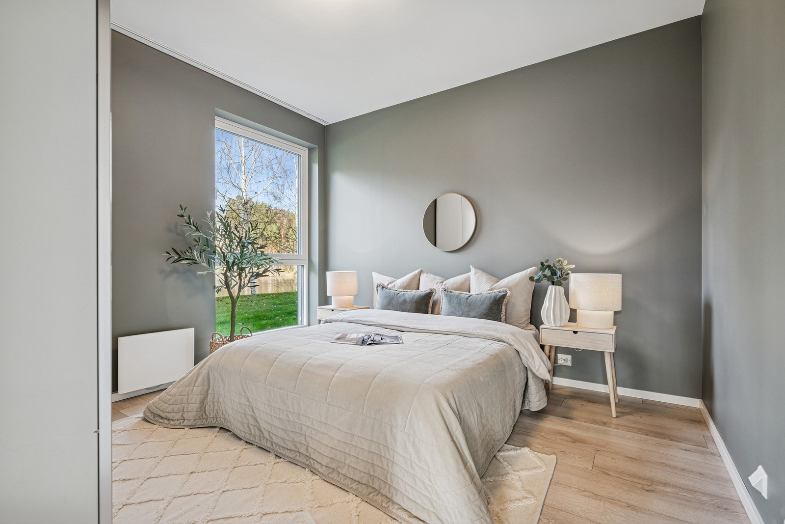 Leiligheten byr på to soverom. Galleribilde