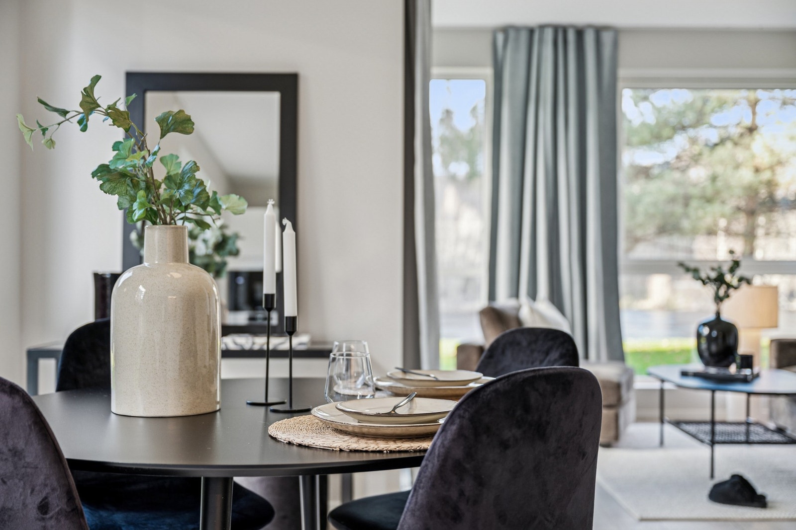 Detalj fra spiseplassen. Galleribilde