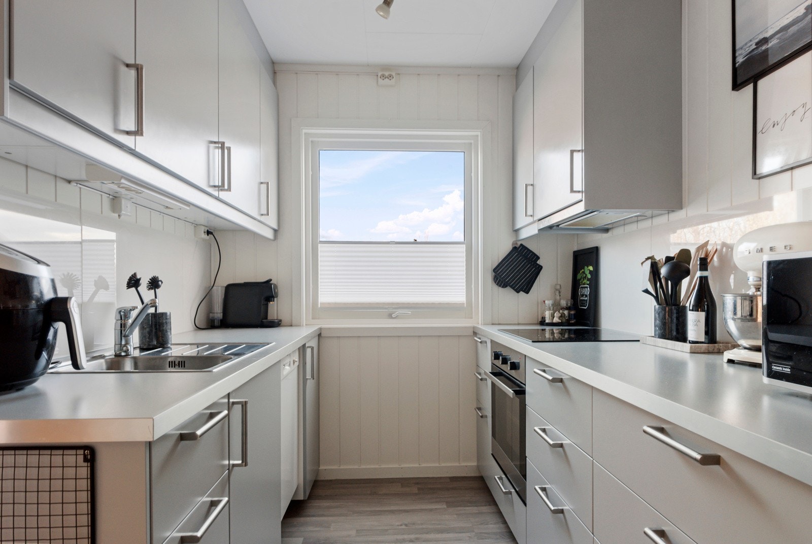 Kjøkkenet er noe oppusset i 2016. Galleribilde