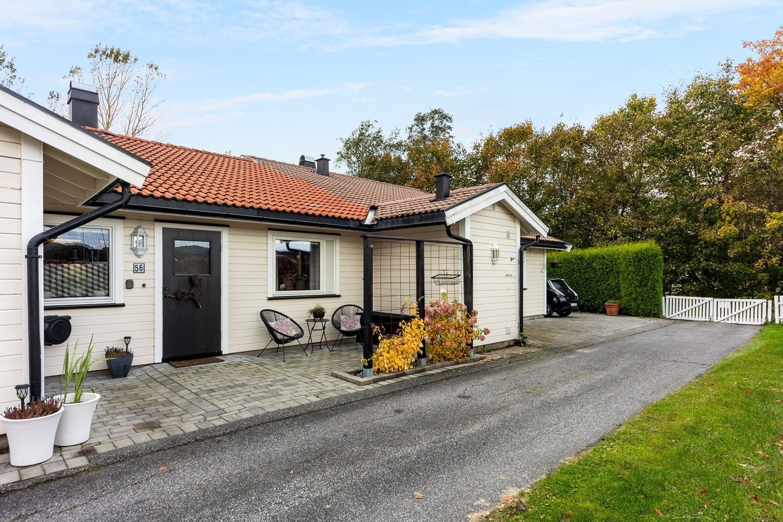 Boligen gir et godt førsteinntrykk. Galleribilde