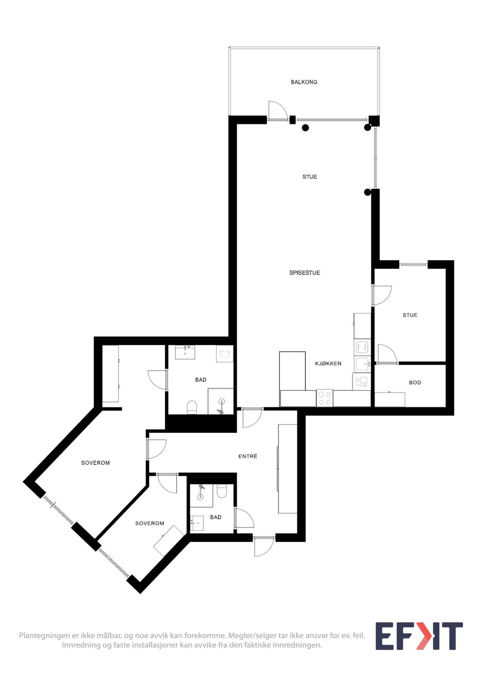 Plantegning Galleribilde