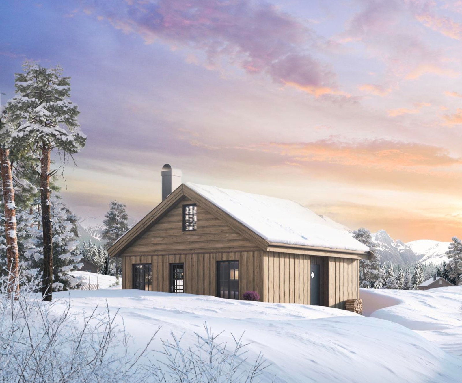 MER - en smart og kompakt hytte!
Illustrasjonsbilde. Galleribilde