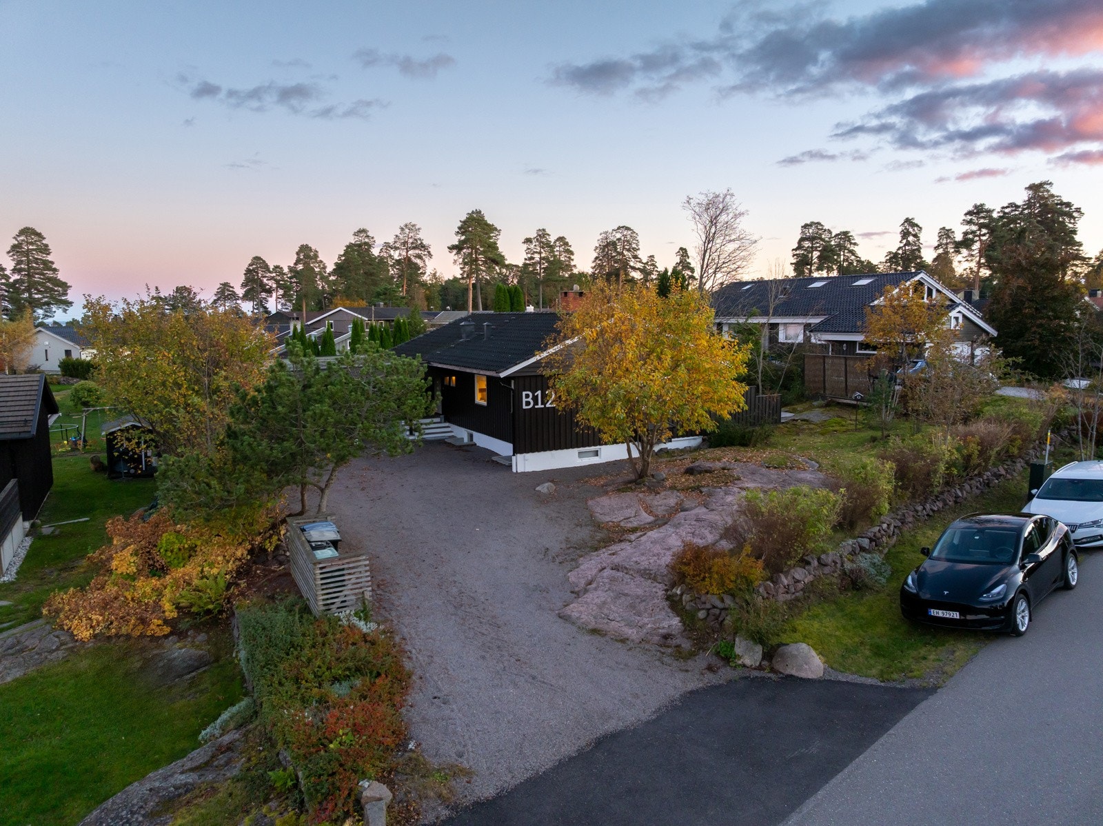 Stor gårdsplass Galleribilde