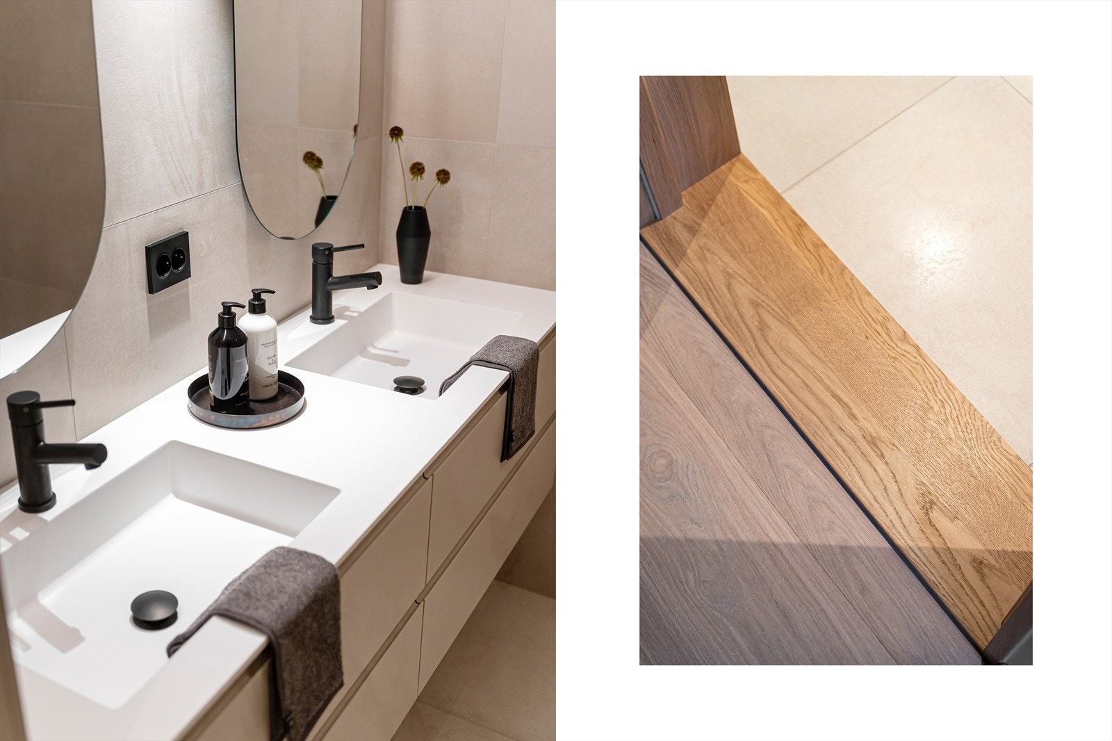 Innredningen har helstøpte vasker Galleribilde