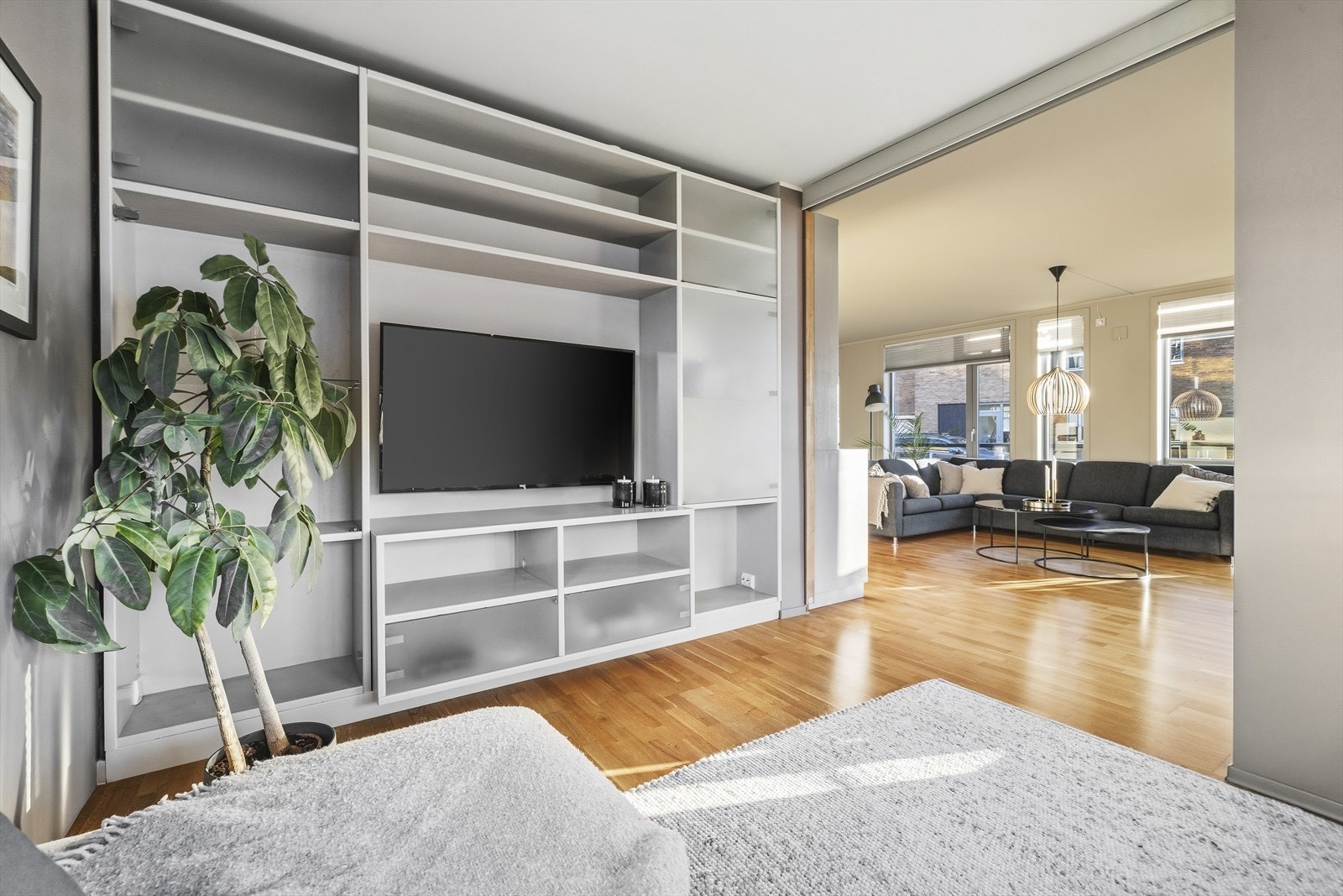 Tv-stuen kan også brukes som ekstra soverom ved behov. Galleribilde