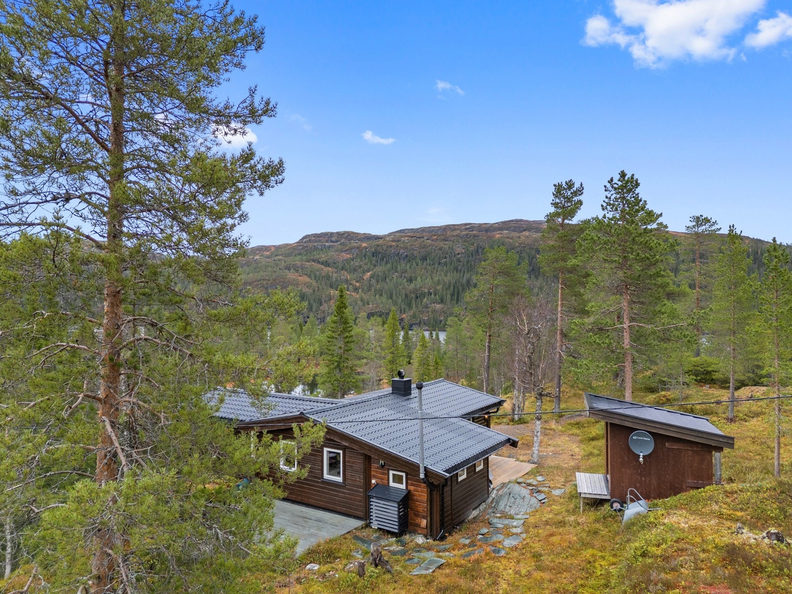 Storslått utsikt mot Skardfjellet. Galleribilde
