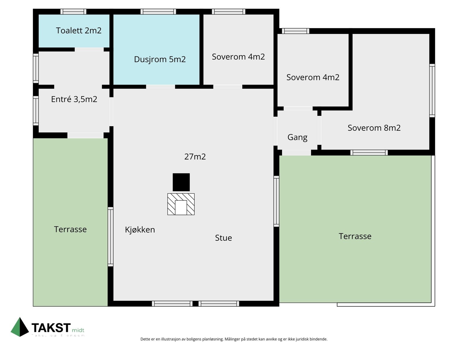 Planskisse Galleribilde