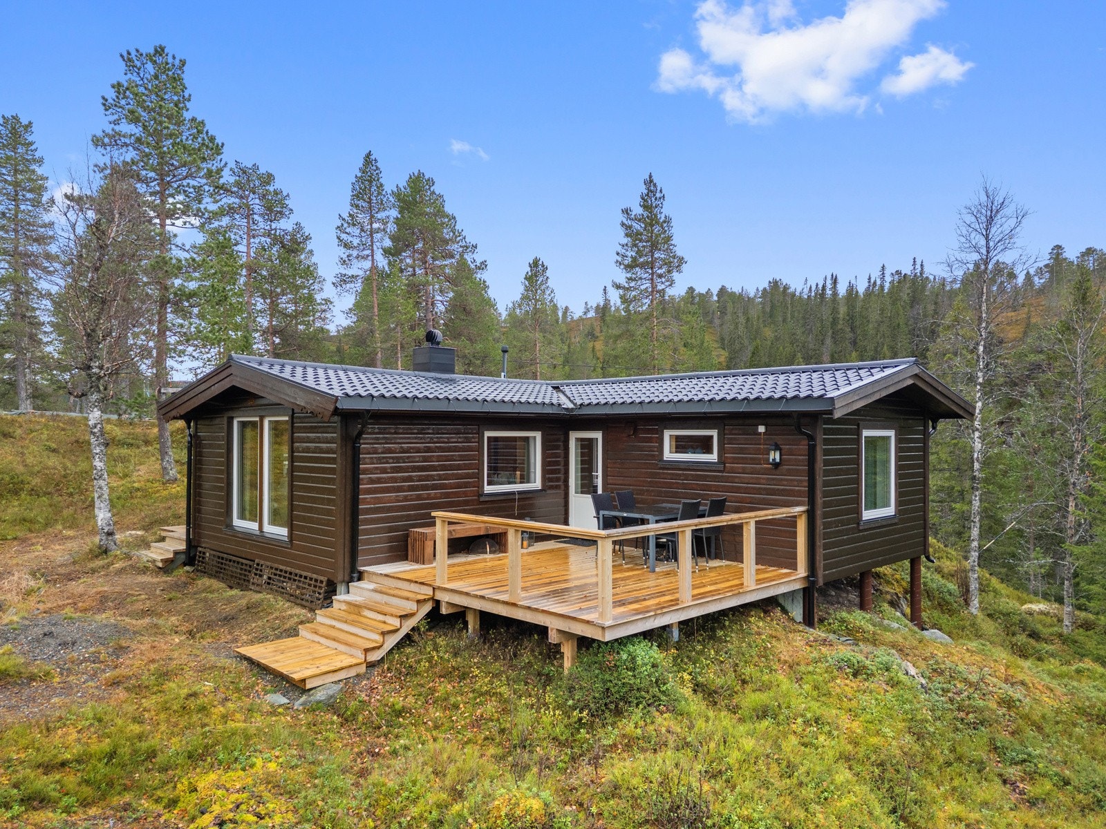 Området byr på utmerkede jakt, fiske og turmuligheter. Galleribilde