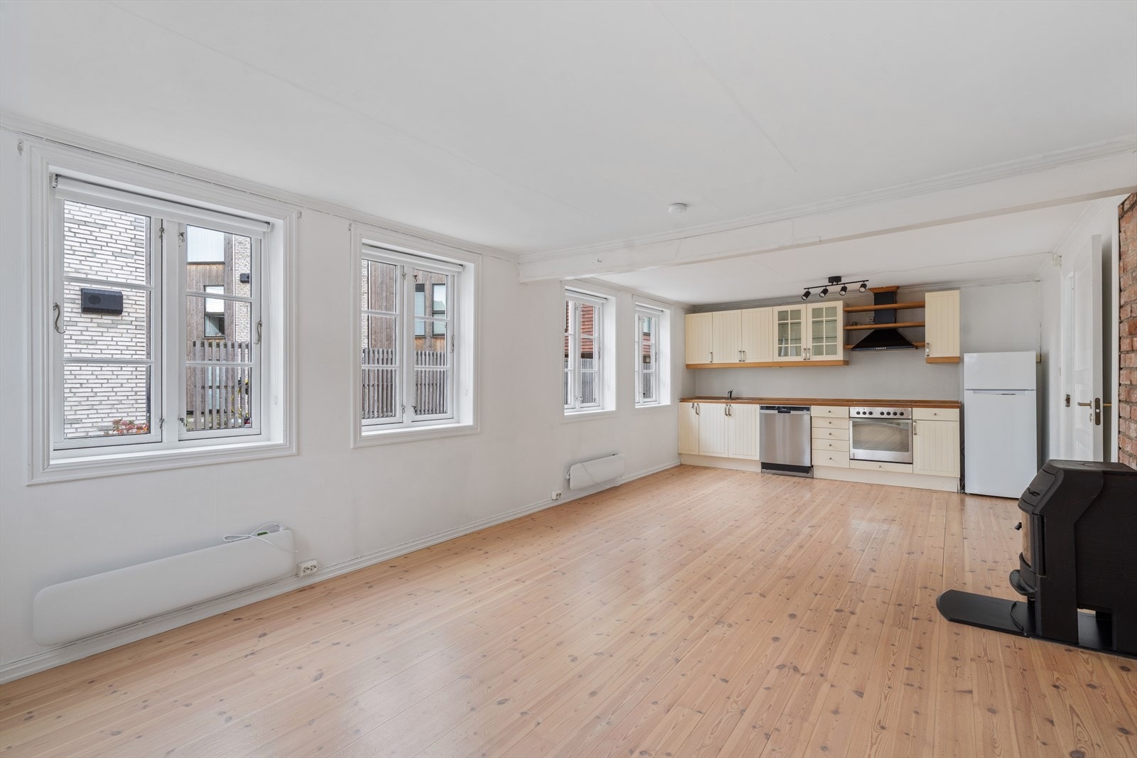 Stue og kjøkken. Galleribilde