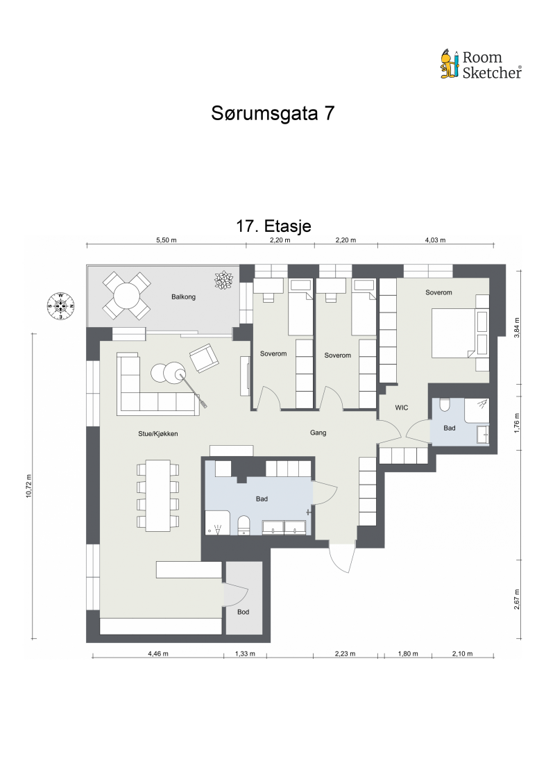 Plantegning. Galleribilde