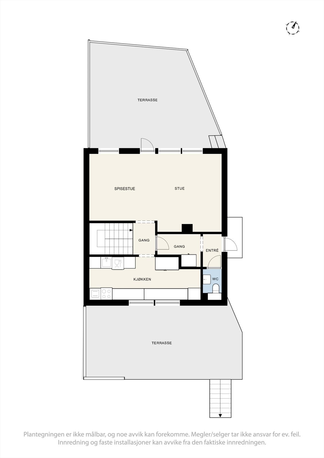 Planskisse 1. etasje Galleribilde