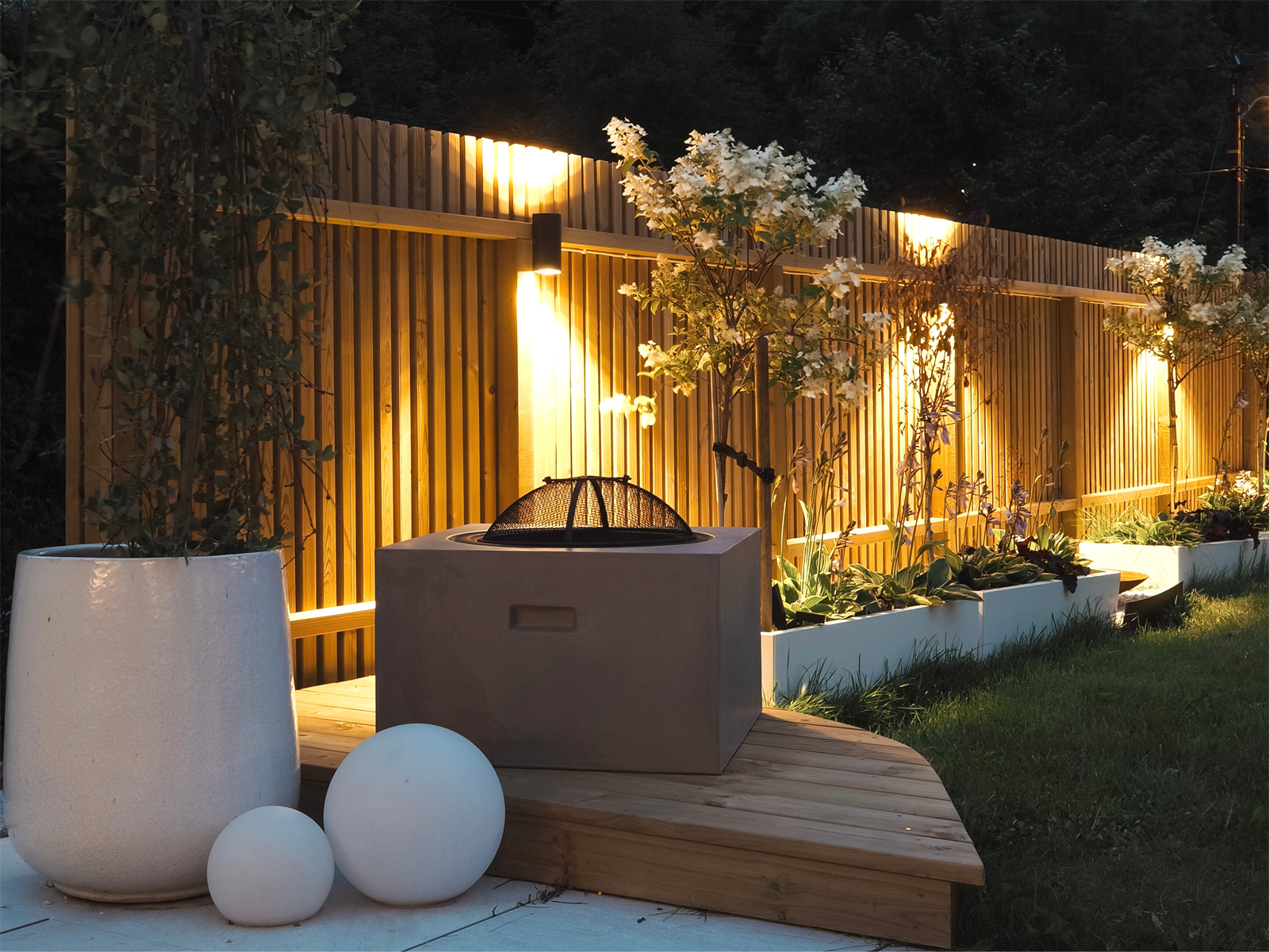 Hagen er særs pent opparbeidet. Galleribilde