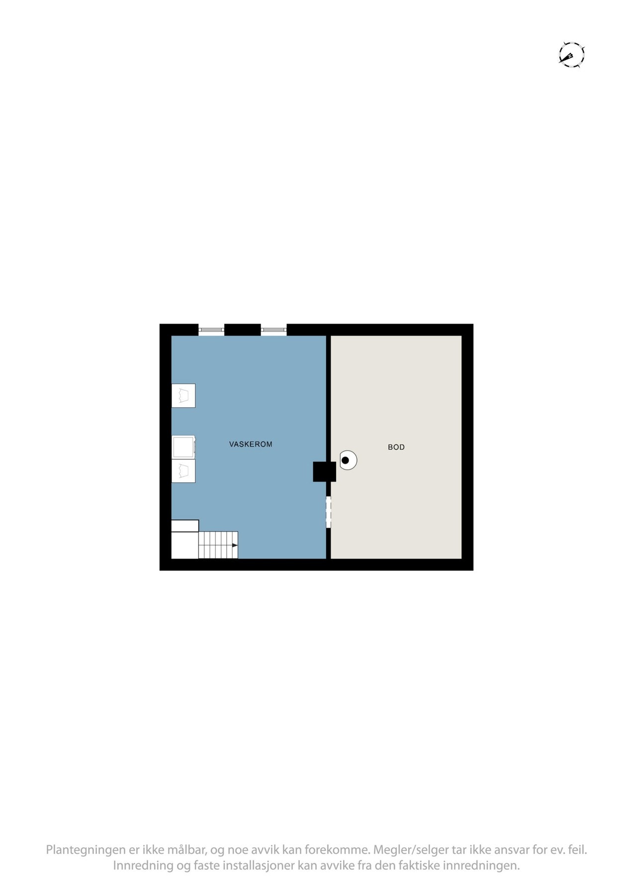 Plantegning kjelleretasjen. Galleribilde