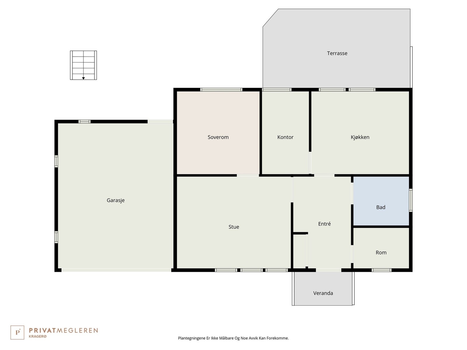 Plantegning 1.etasje Galleribilde