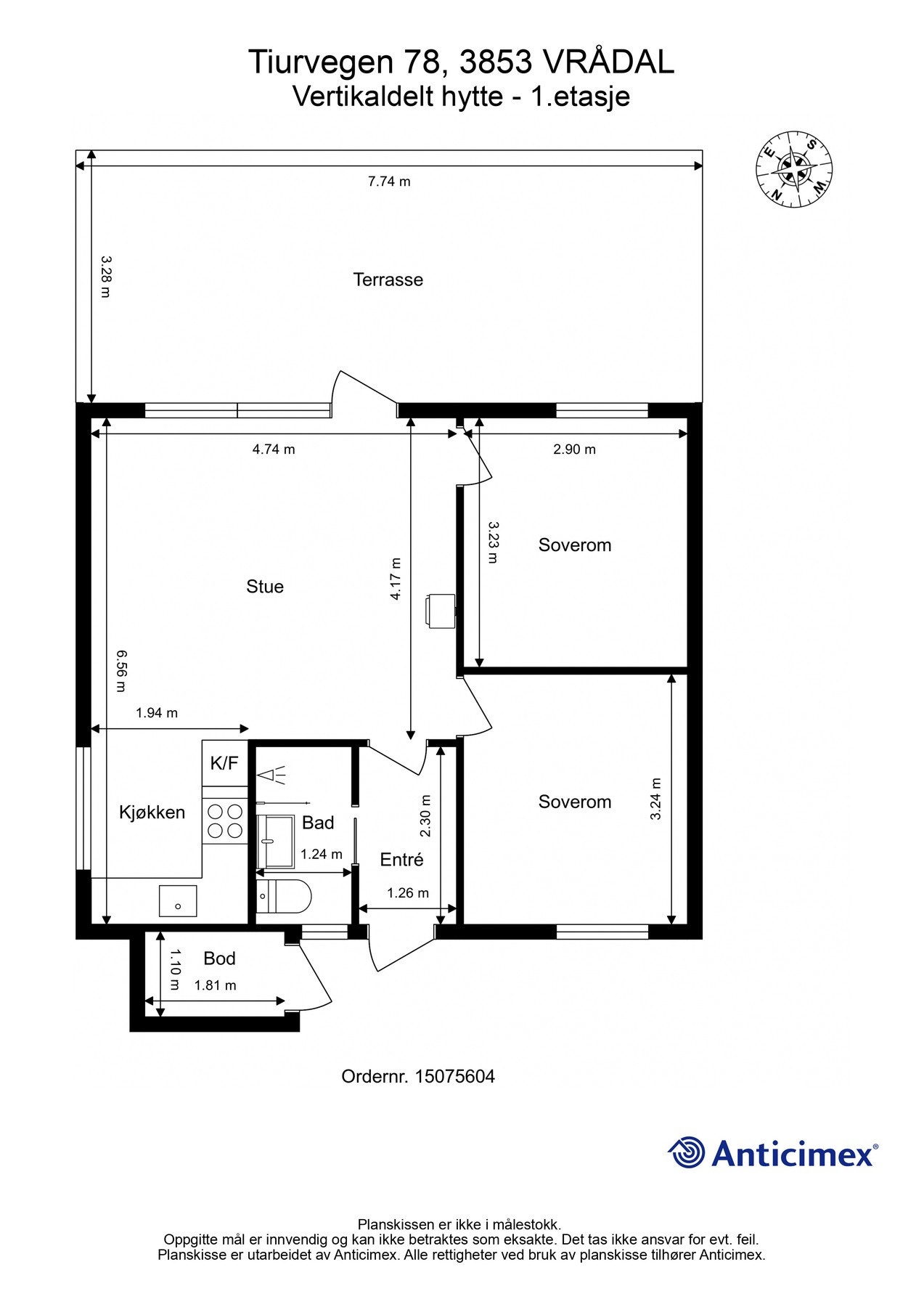 Plantegning Galleribilde