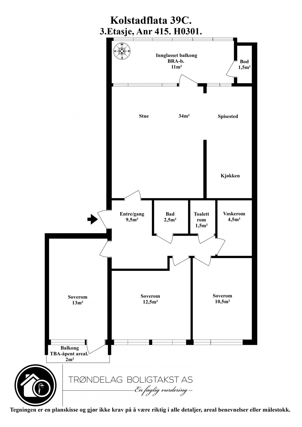 Planskisse. Galleribilde