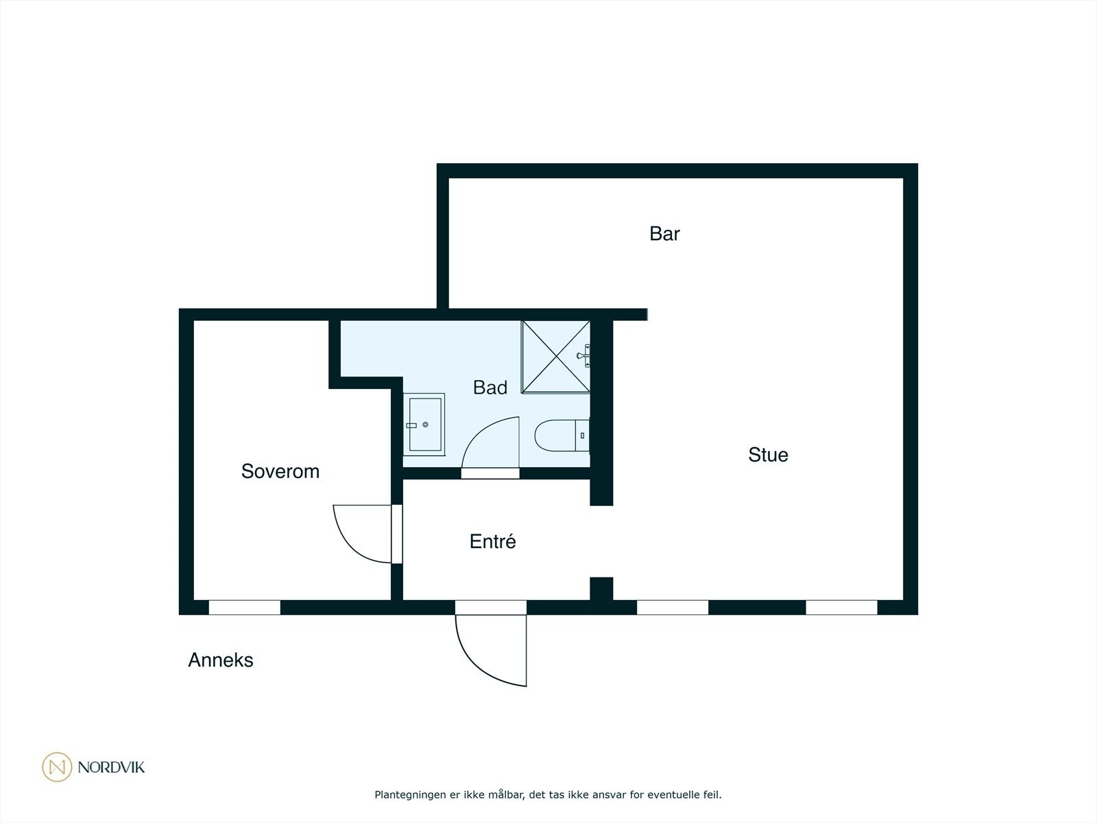Plantegning anneks Galleribilde