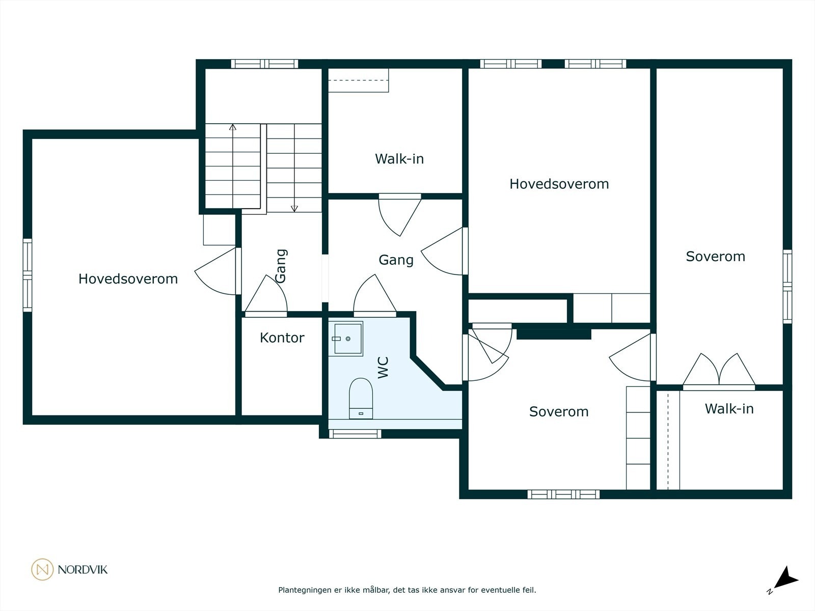 Plantegning 2.etasje Galleribilde