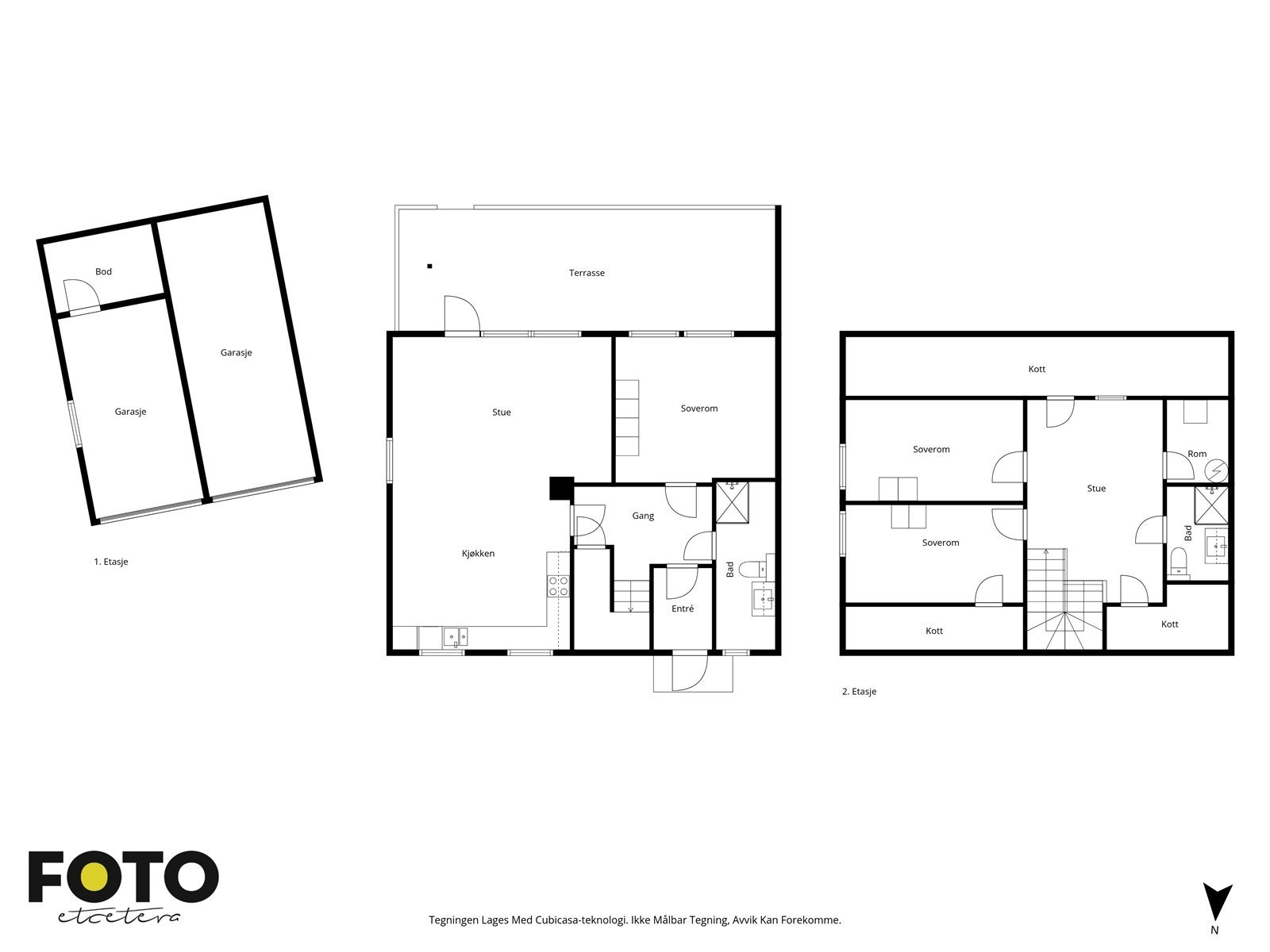 Veiledende plantegning - Ikke målbar Galleribilde