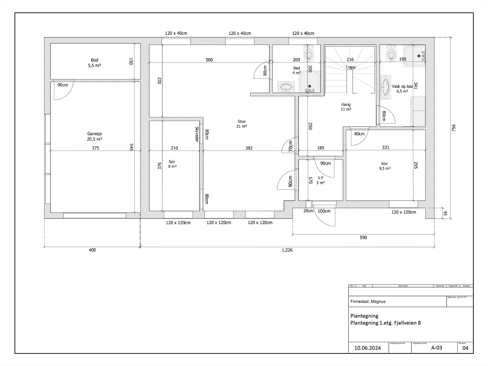 - Plantegning 1.etasje - Galleribilde