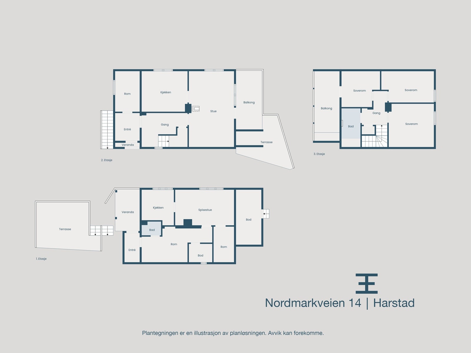 Plantegninger samlet Galleribilde