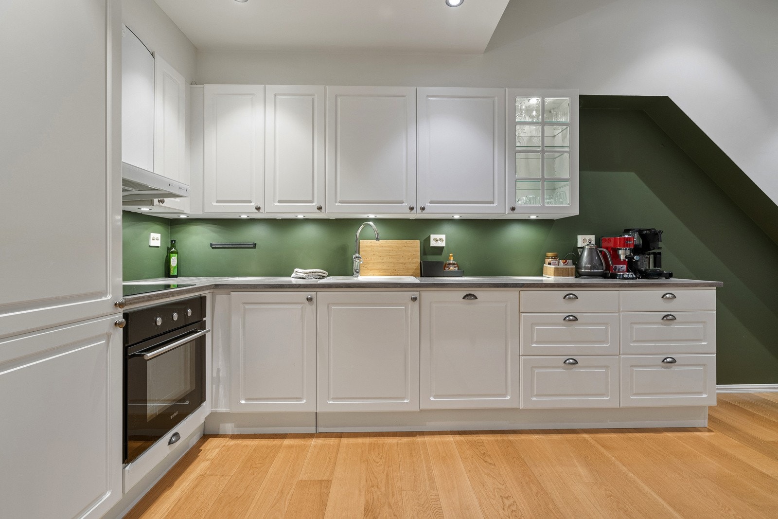 Stilrent kjøkken av type "Drømmekjøkken". Galleribilde