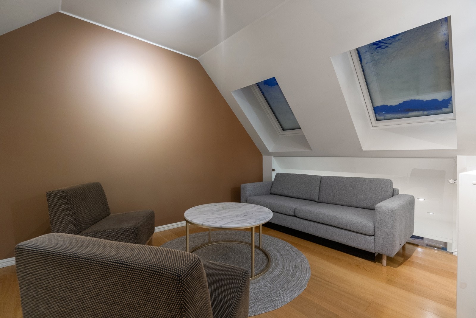 Egen loftstue i øverste plan. Galleribilde