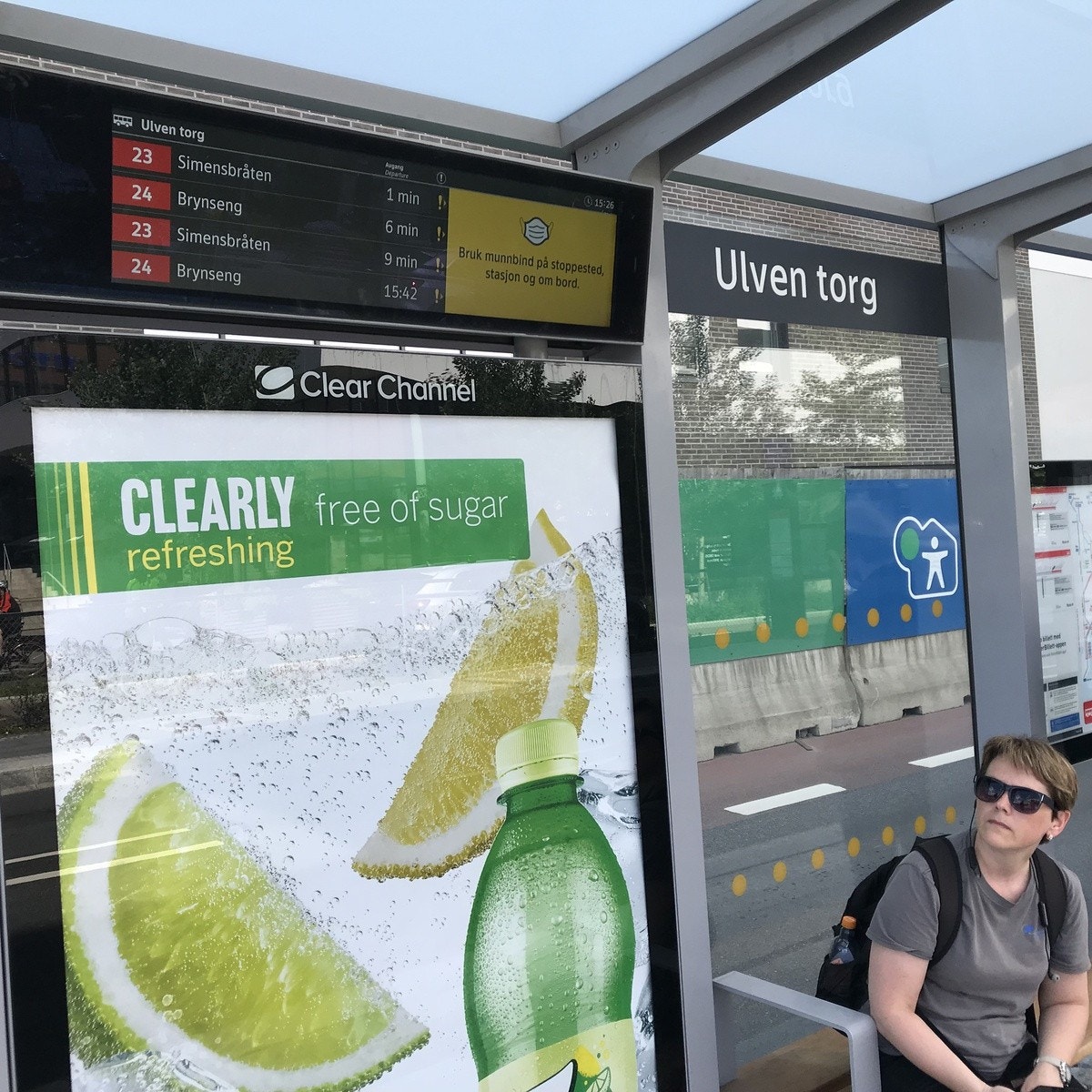 Buss stop Galleribilde