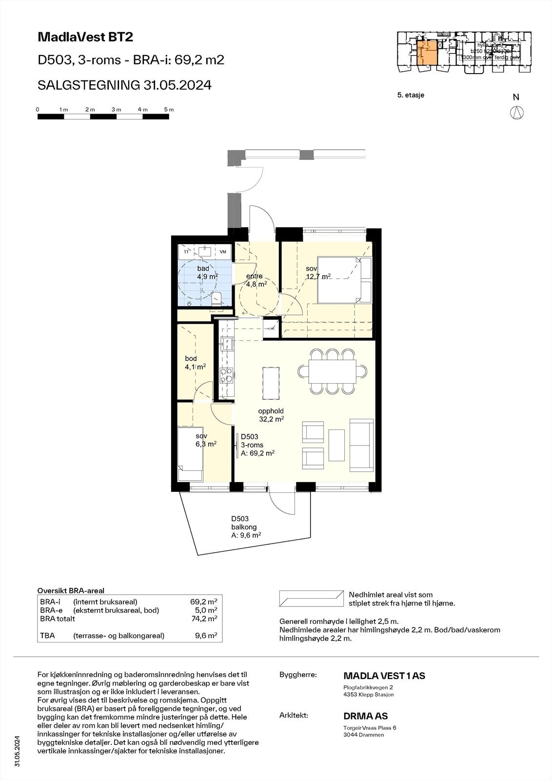 Leiligheten er helt ny og ubebodd Galleribilde