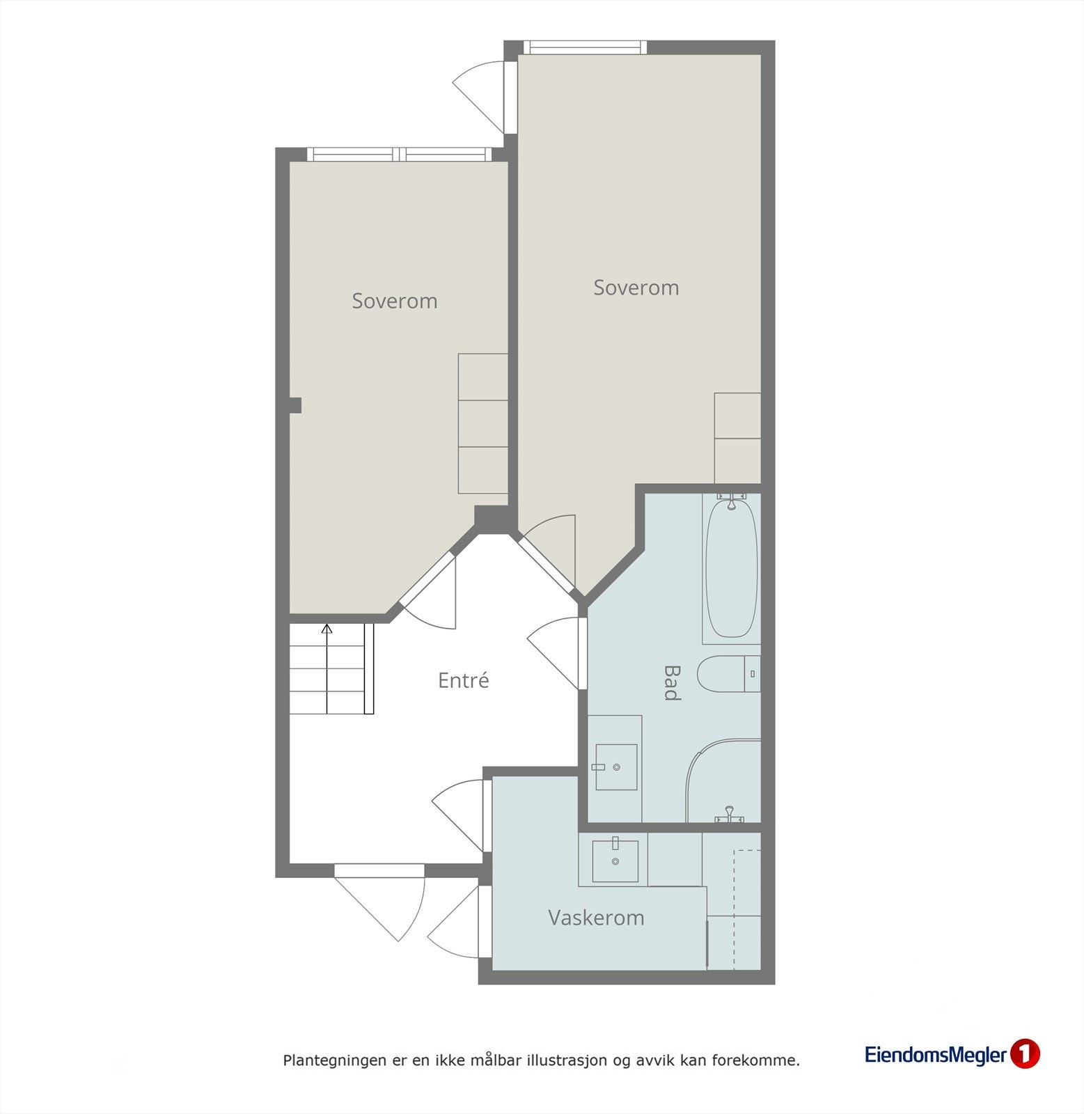 Planskisse 1.etasje Galleribilde